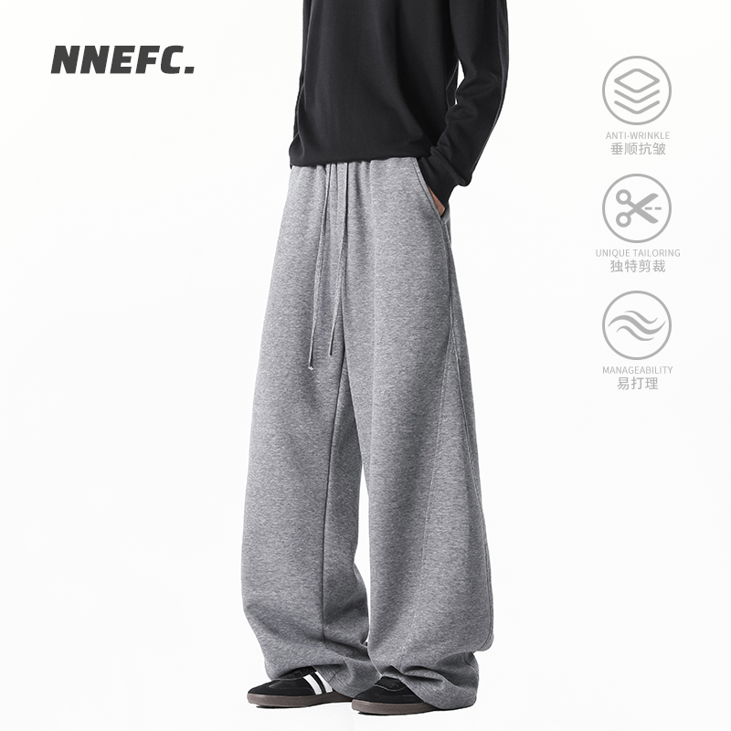NNEFC美式高街弯刀卫裤