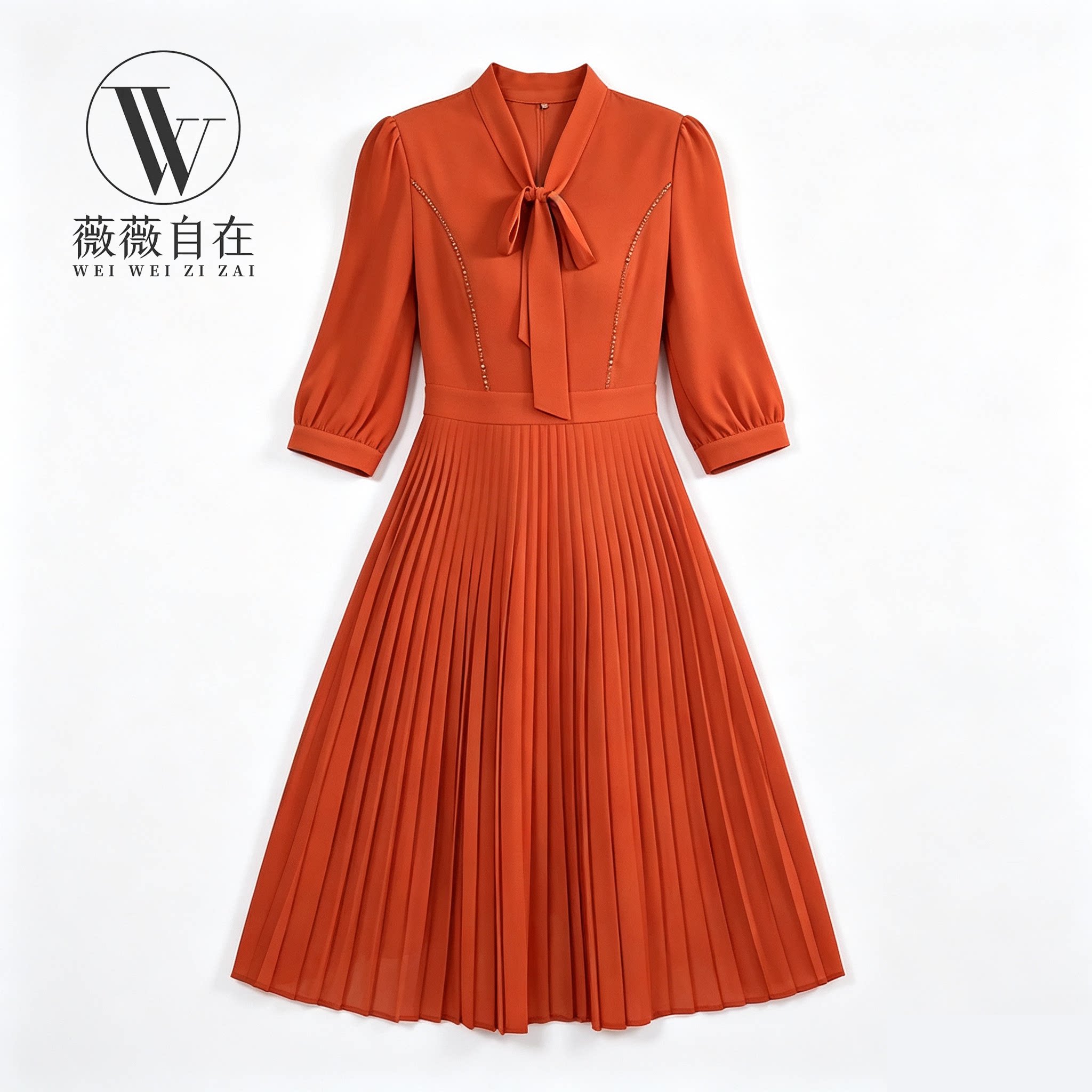 【高端品牌断码】W气质高端大码显瘦连衣裙 W305