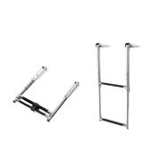 不锈钢梯子普通2节下水梯游艇船舶配件 船用五金甲板梯艾硕 ISURE