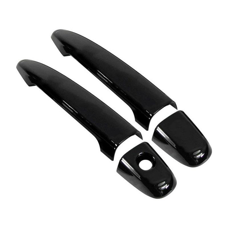 适用于02-10款雷克萨斯SC430拉手碳纤纹车门把手亮黑粘贴款装饰