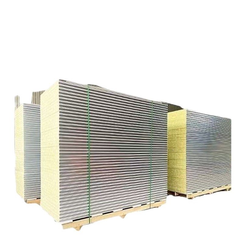 厦门岩棉彩钢夹芯板机制岩棉保温板净化板内墙隔音防火板50厚100,基础建材,管道隔热保温套,淘宝优惠券,粉丝福利购,淘宝优惠卷