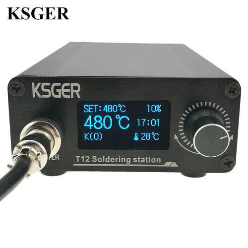 KSGERT12焊台OLED可调温STM32控制板维修焊台电烙铁头发热芯