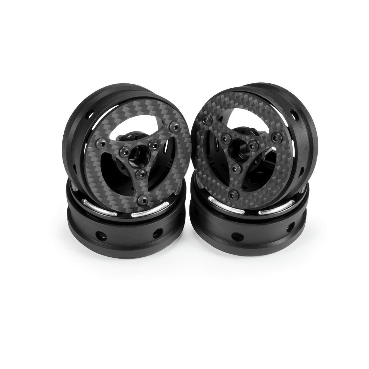 1.9寸碳纤维轻量化轮毂适用于1/10 RC遥控攀爬车SCX10 D90 Capra