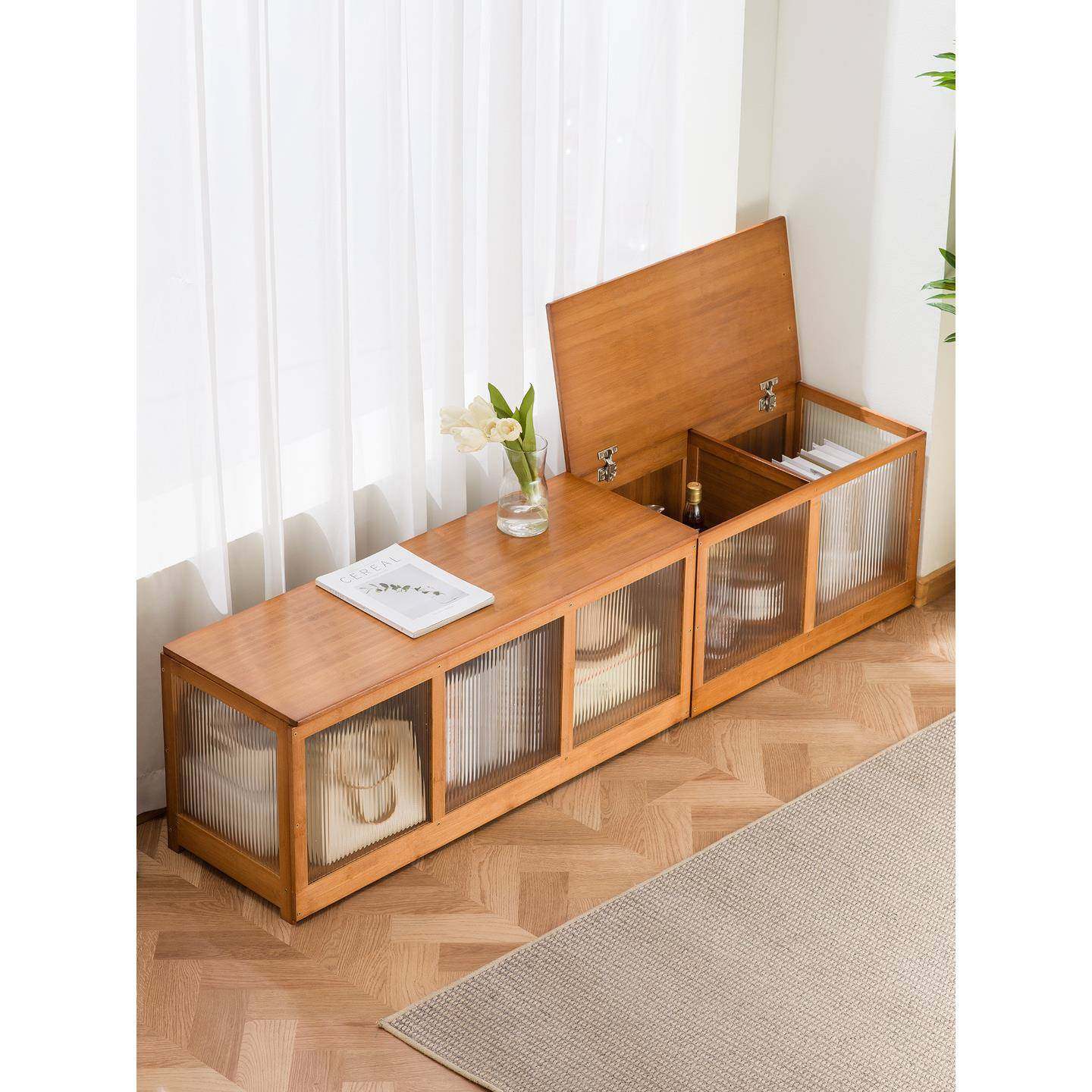 上开门飘窗储物柜卧室阳台矮柜子翻盖门长条榻榻米魔方地柜可坐,收纳整理,烫衣板及配件,淘宝优惠券,粉丝福利购,淘宝优惠卷