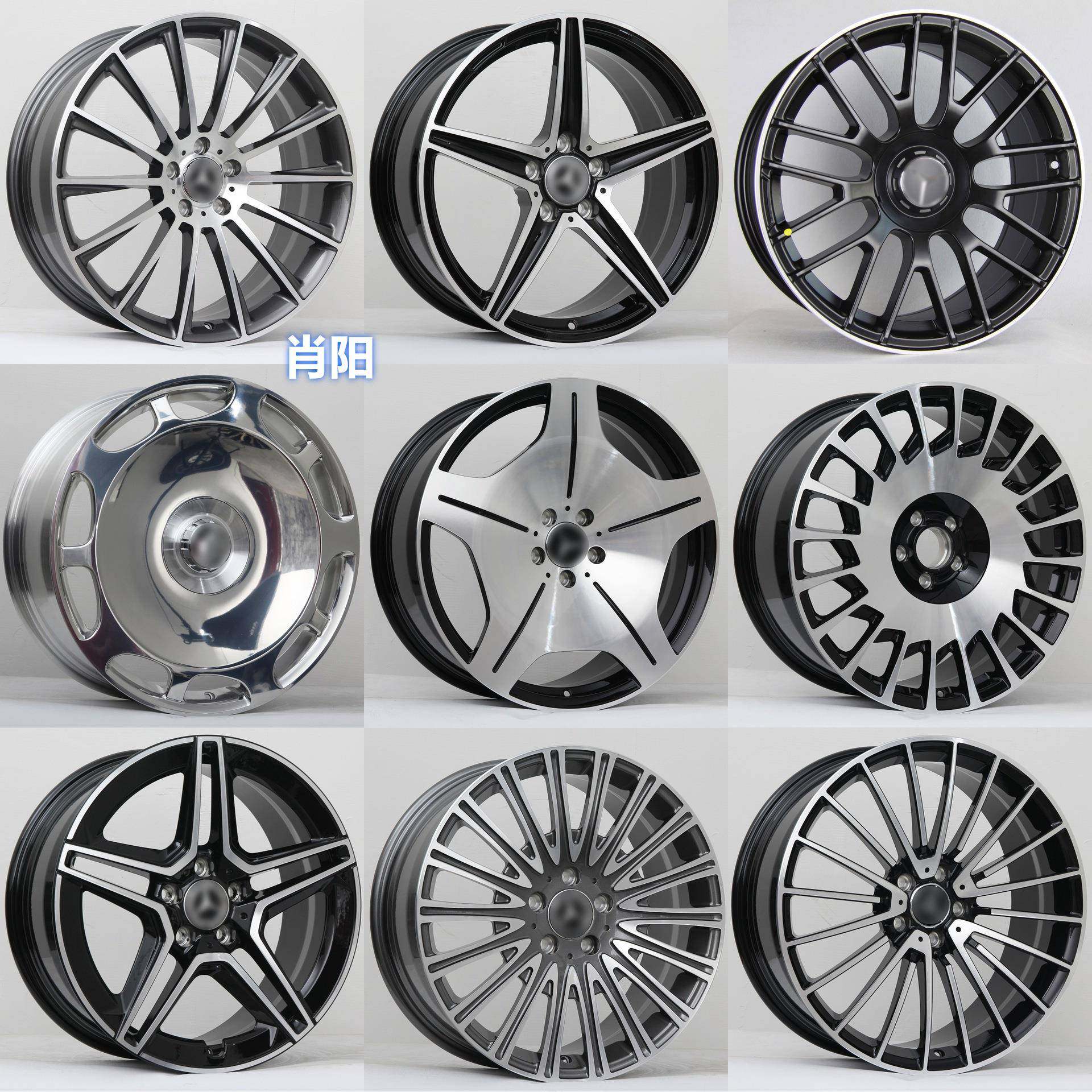171819寸奔·驰旋压改装轮毂钢圈c级C200/GLC/E300/E级/S/GLB