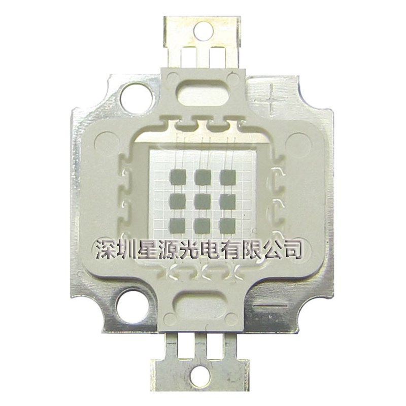 3W50W100W紫外光LED集成灯珠无影胶绿油墨UV胶固化灯光源395nm