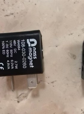 48VDC德国NASS MAGNET电磁阀AC110线圈108-030-0268 108-030-0260