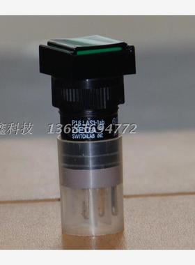 P16LAS1-1AB台湾进联正方形绿色带锁按钮开关单路常开常闭DECA