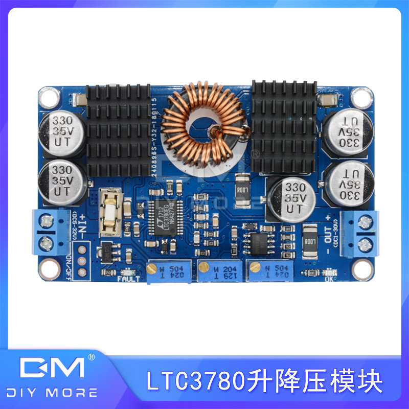 LTC3780自动升降压电源 太阳能 恒压恒流12V24V稳压 自动充电模块