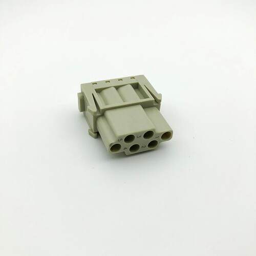 重载连接器 HME-006-MC/FC 16A 500V 6KV 6芯16A冷压组合模块配件