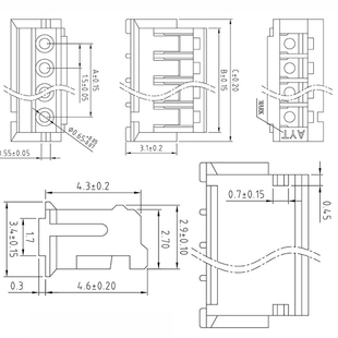 插头 连接器 12P胶壳 ZH1.5胶壳 1.5mm间距