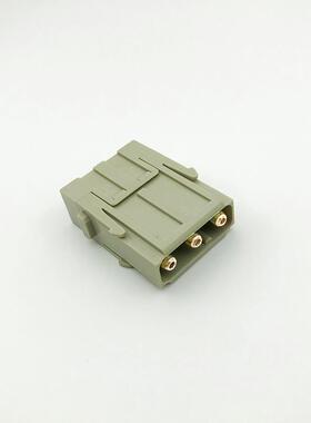 重载连接器3芯螺栓式组合模块HMK-003.1-MF 40A 690V 8KV气电一体