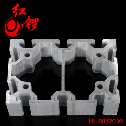 红锣工业铝合金 型材 80120 重型机械设备铝型材铝合金方管加厚