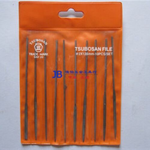 正品日本 壶三TSUBOSAN 2*135mm 10支套装 整形锉 SNF20 什锦锉