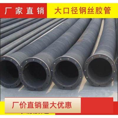 3寸4寸6寸8寸10寸夹布螺旋缠绕钢丝橡胶波纹软管黑g色吸水管胶皮