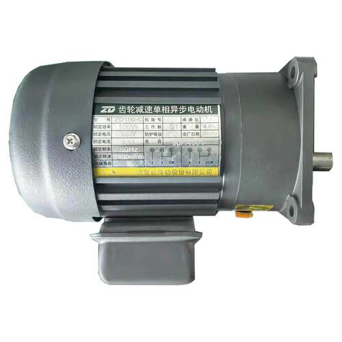 中大力德 ZD100-C 100W 单相220V 齿轮减速三相异步电机