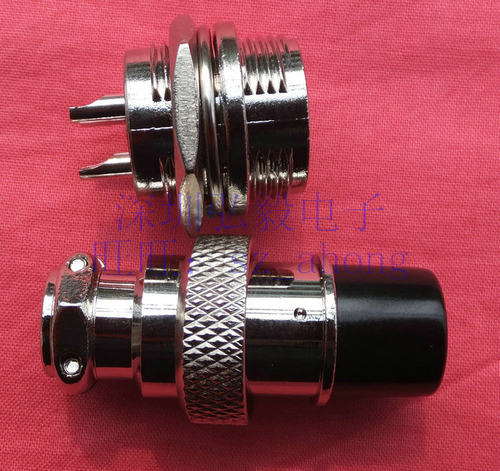 ITPS车载电脑电源 改装用航空插头插座GX16-3 3芯 直径16MM