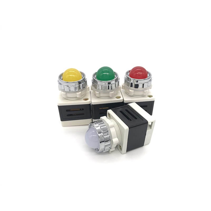 庄银AD11-25/40-1G指示信号灯电源开关24V AC220V AC380V红绿黄白