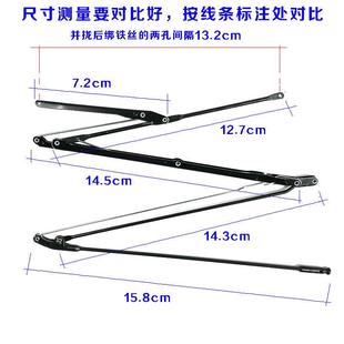 qy撑不住伞架迷你29823撑零伞件口袋AW修塌五伞骨配断裂折伞X1伞