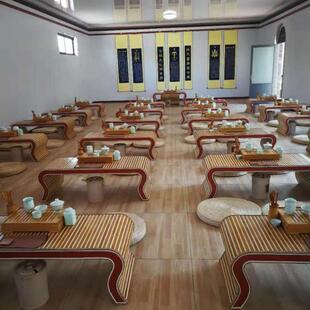 法国学桌幼儿园课椅中式桌仿古榻榻米茶几培训班古LYF筝琴书围棋