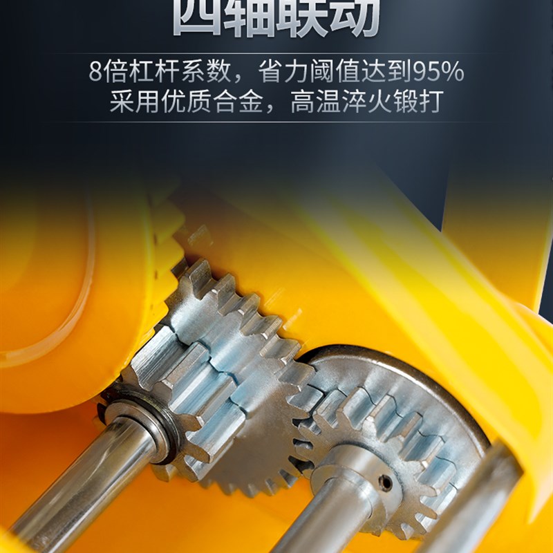 手摇绞盘双向自锁式小型便携式起重机1吨微型强力绞车手动卷扬机