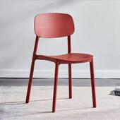 子塑料椅子THI简约现代档靠背椅书桌凳大排欧奶茶快餐椅棋牌椅北