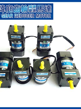 TWT台湾东炜庭电机4IK25RGN-C/5IK60GU-YF减速机4GN10K/5GN60K