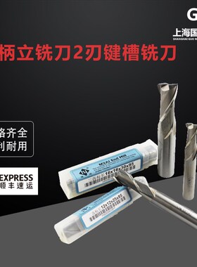河冶住商直柄立铣刀4刃全磨过中心M2AI含铝高速钢立铣刀3 4 5 625