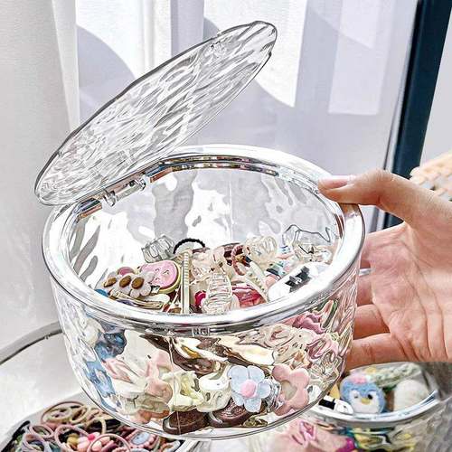 儿童发赵饰收纳盒宝宝发夹扎绳发箍饰品大容量皮生筋LLI发卡头女