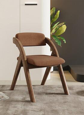 会用议靠背子椅可2tacd3CD叠放整装实木餐椅折叠家折叠椅椅子凳办