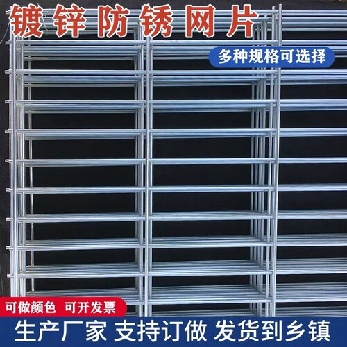 长方孔镀锌网片小孔鸟笼专用网格片铁丝网养殖围栏隔离网加粗家用