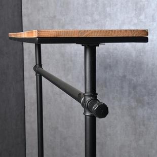 厂家热销复古做艺旧铁2LVL 店展示架意地挂衣 clo水管创落带轮服装