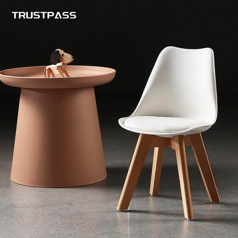 儿童椅子欧式白色北餐桌椅 i餐ns欧风郁香塑料椅子简约金8152C餐