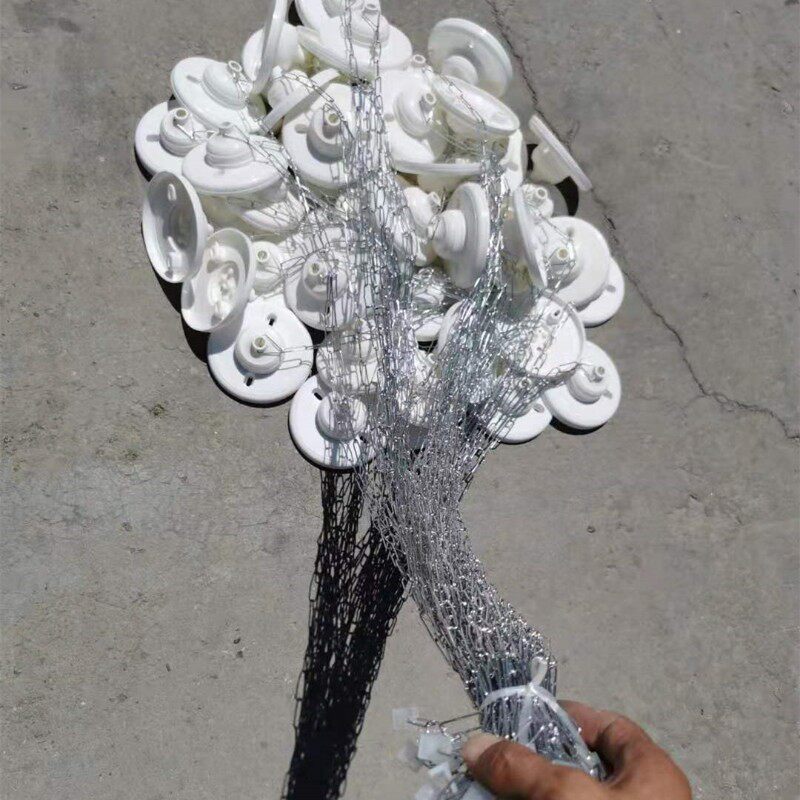 日光灯吊链盒LED荧光灯支架挂链吊灯底座单双支管86明装八角方盒