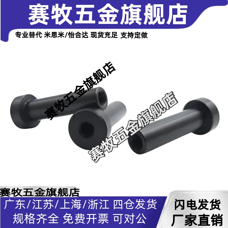 内螺纹带肩铰链销轴HCLBM PSEBF HJLBM MIP01 MIM01-D6 D8 D10 12