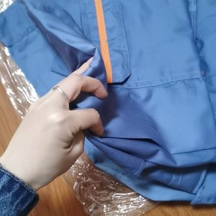 新款 加0透气大号中工作服套装 可钢 冶有反光条 多宝优惠量修身