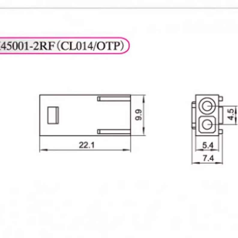 红星接插件HX45001-1RF 2RF 3RF CL014 OTP 连接器 间距4.5mm