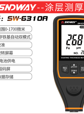 深达威SW-6310A涂层测厚仪高精度漆膜仪SW-6310B汽车漆面检测仪