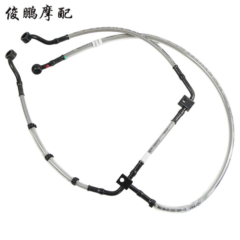 光阳原厂 雷霆王 RCK180 RACING KING 弯道王刹车油管 前碟刹钢喉