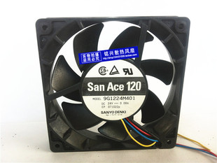 24V 原装 12025 9G1224M401 0.08A双滚珠风扇 三洋