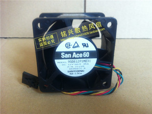 0.35A 日本三洋SANYO 12V 6cm双滚珠风扇 9G0612P1M041 6038