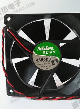 原装电产Nidec 9CM 9025 24V 0.28A 变频器风扇 双滚珠 M34261-16