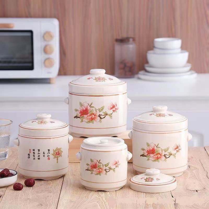 陶瓷家用隔水炖盅带盖双盖汤盅燕窝蒸蛋盅甜品盅煲汤罐商用小炖罐,童装/婴儿装/亲子装,泳帽,淘宝优惠券,粉丝福利购,淘宝优惠卷