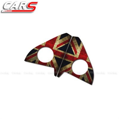 长安铃木雨燕内饰改装高音头喇叭面板 米字旗成型贴内饰彩喷绘贴