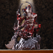 墨染留香武财神关公财神爷关二爷像关羽招财店铺公司开业供奉摆件