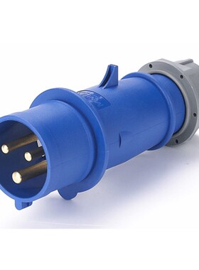 浙江国曼电气MNIEKNES防水工业插头MN1301三孔16A2P+PE单相230V