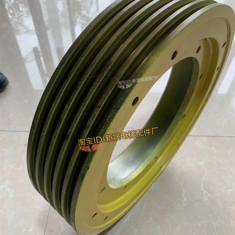 巨人通力GETM3.5H 西子奥的斯 富沃德主机曳引轮490*5/6*10原厂新