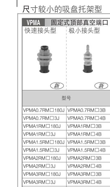 日本PISCO真空吸盘 VPME2RMS .