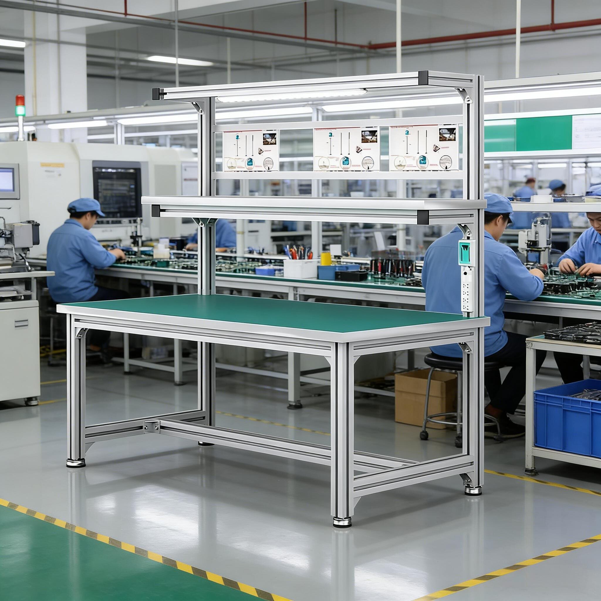 铝合金防静电工作台-厂家直销图片