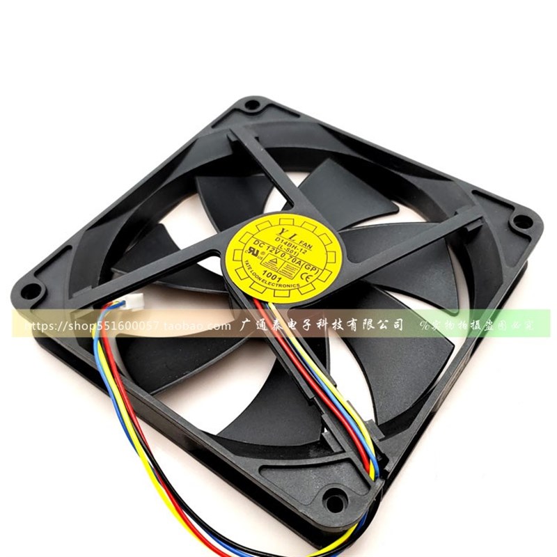 Y.L.FAN 悦伦 D14BH-12 14025 12V 0.70A 14CM 电源 机箱散热风扇